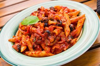 Penne pasta arrabbiata